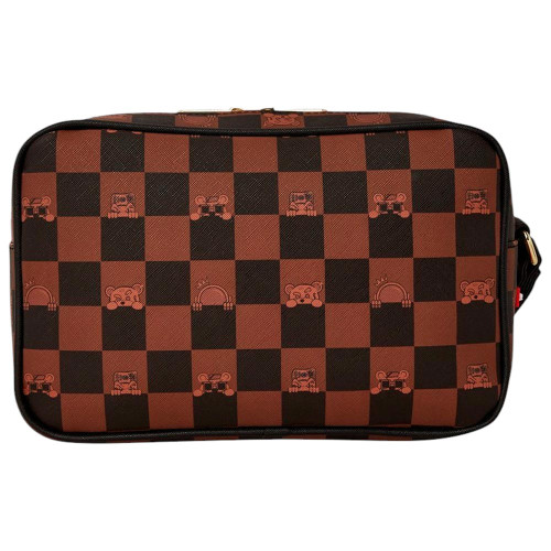 Sprayground Νεσεσέρ Peeking Character Check Toiletry Brick Bag
